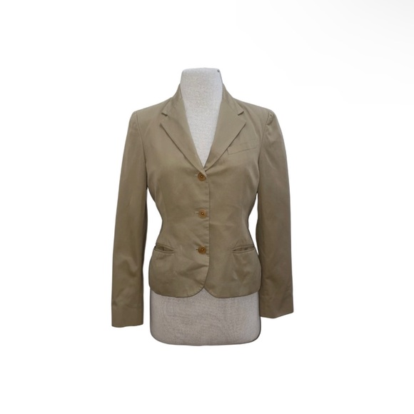 Ralph Lauren Jackets & Blazers - Ralph Lauren BLack Label Khaki Tan Business Casual Classic Blazer Size 10 Medium